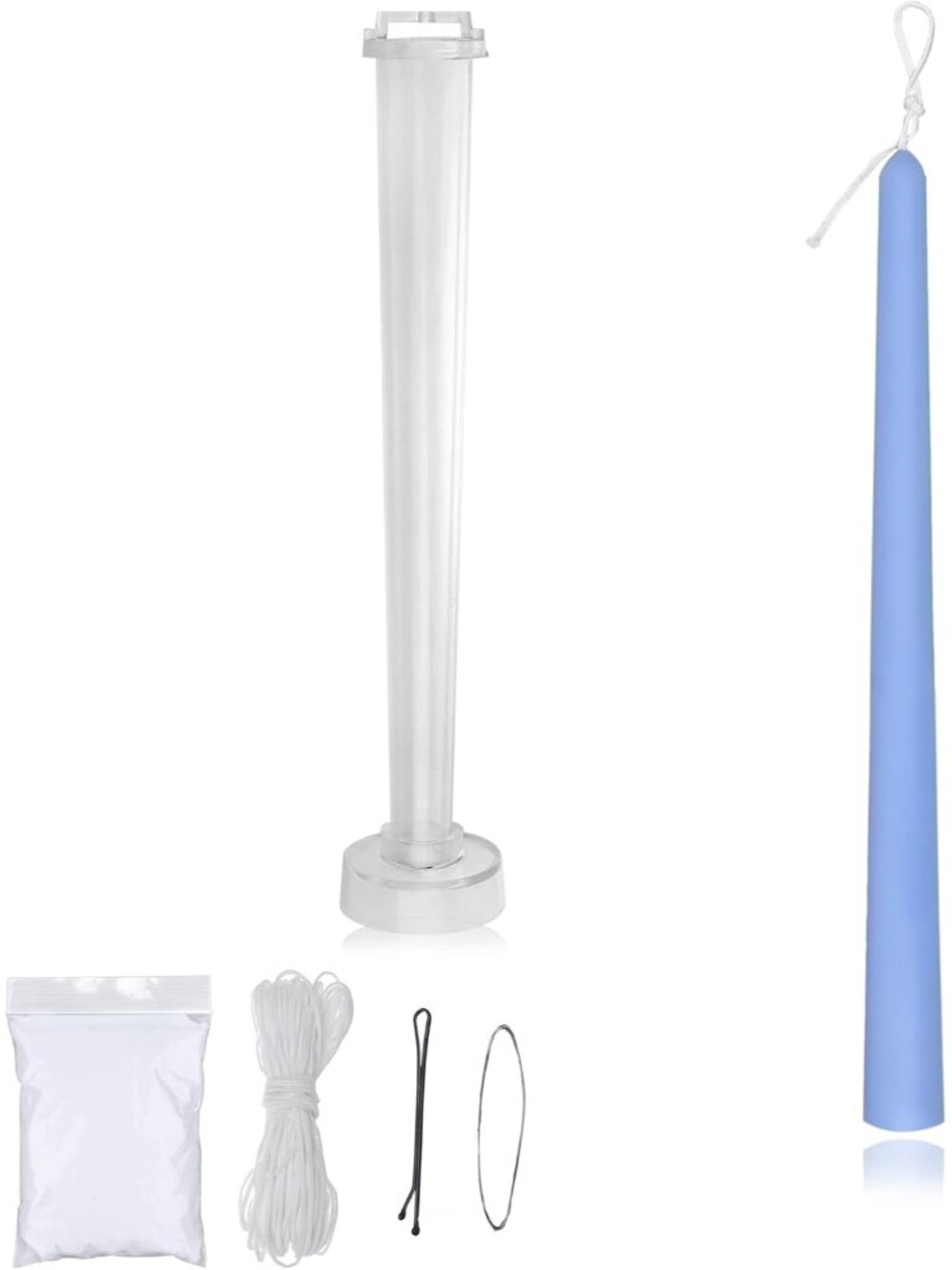 Candle Molds Plastic Candle Molds for Making Candles Classic Tall Taper Mold -He